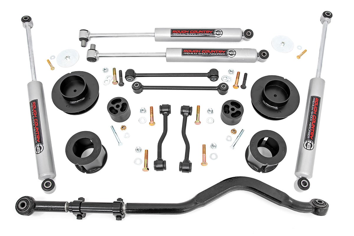 Jeep Gladiator Suspension Lift Kit - Front + Rear - Rough Country - 3.5 Inch - '20-'23